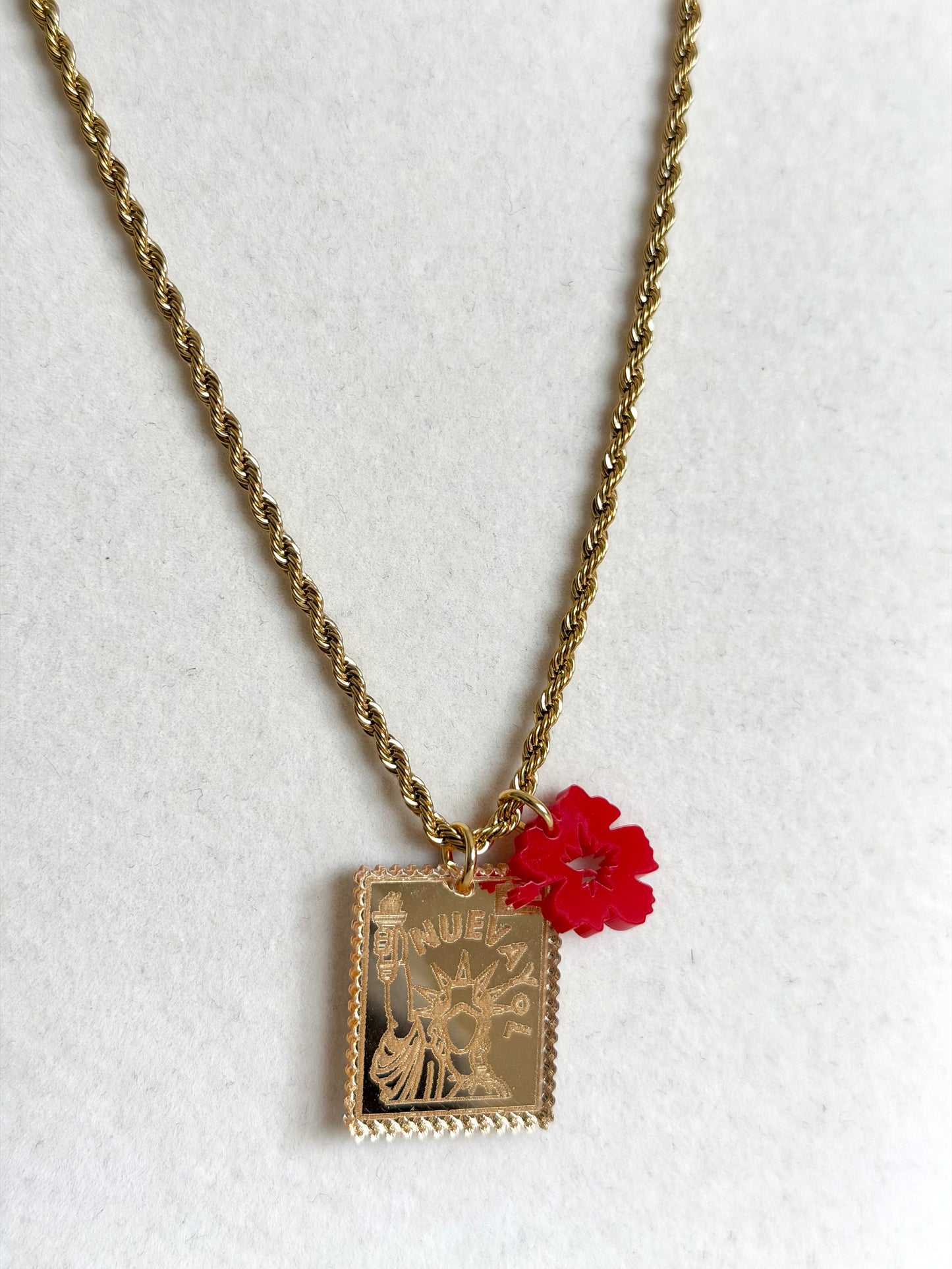 Nuevayol Stamp Necklace